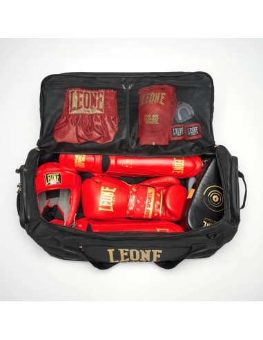 Stylish Leone DNA XXL bag in black with zip