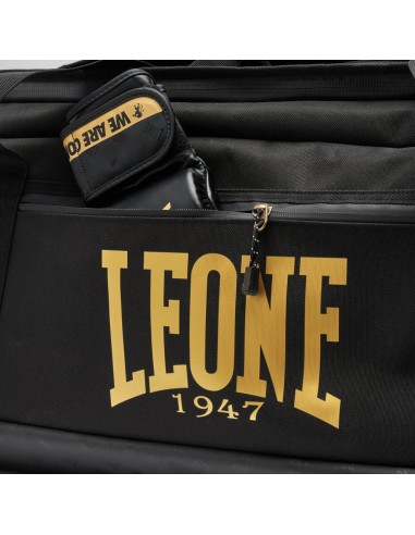 Stylish Leone DNA XXL bag in black with zip