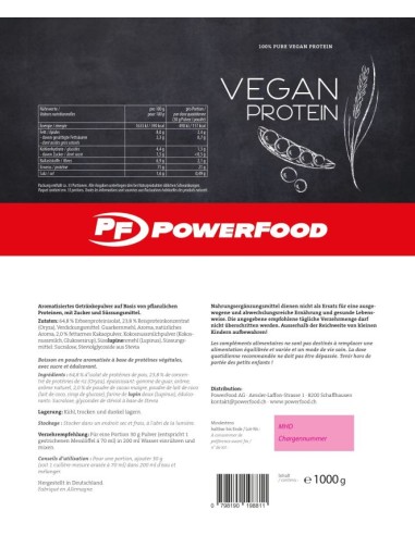Powerfood One Vegan Protein 1000g