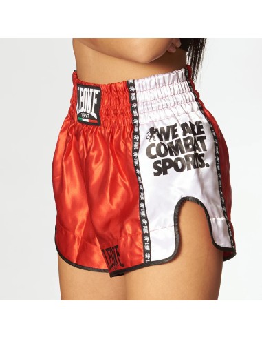 Leone Kickboxing Pants Thai Training Red for your Muay Thai