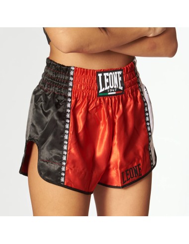 Leone Kickboxing Pants Thai Training Red for your Muay Thai