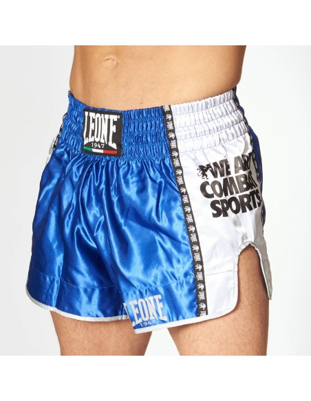 Leone Kickboxing pants Thai Training AB760 Blue