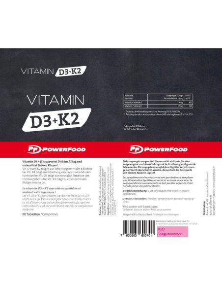 Vitamin D3 K2 for your active and healthy life
