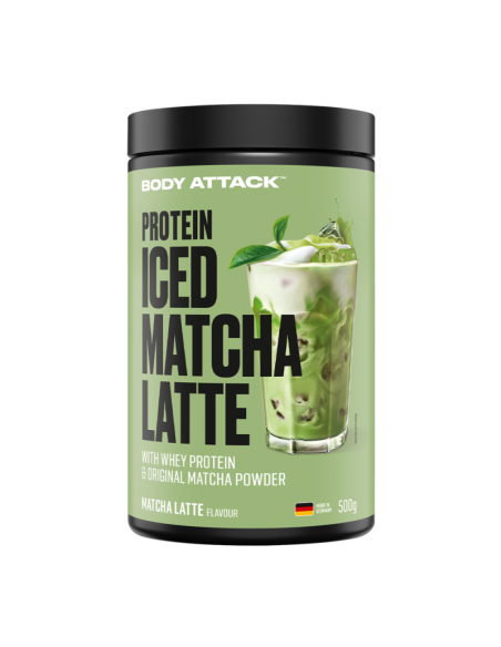 Body Attack Protein Iced Matcha Latte – Shake protéiné rafraîchissant