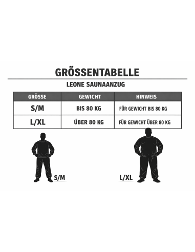 Saunaanzug - Schwitzanzug - Leone1947 im Schweizer Onlineshop kaufen