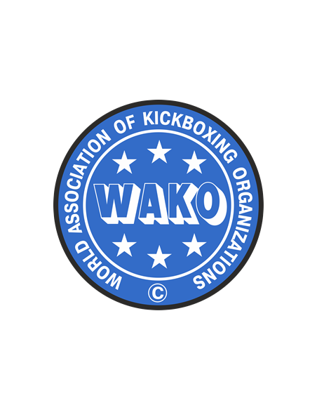 Gants de boxe Leone Iconic WAKO bleus 10 oz pour kickboxing