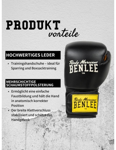 Guantoni da boxe in pelle BENLEE Evans: look vintage e massima qualità