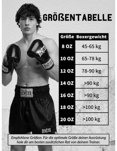 Gants de boxe en cuir BENLEE Evans : look vintage & qualité supérieure