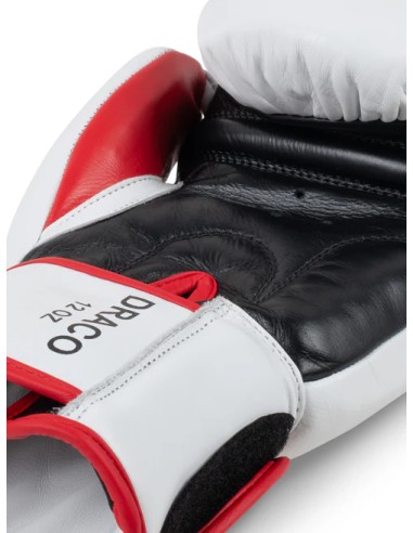 S'entraîner avec style : Gants de boxe en cuir blanc "Draco" de BENLEE