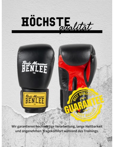 Get the Benlee Fighter leather boxing gloves for maximum power!