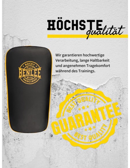 BENLEE leather pads: Curved Thai pads for full training control