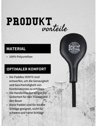 Benlee Rocky Marciano paddle: train in style with the Vento model