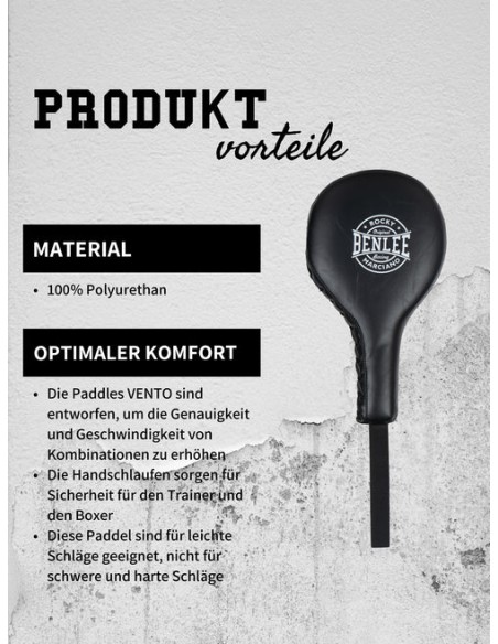 Benlee Rocky Marciano paddle: train in style with the Vento model