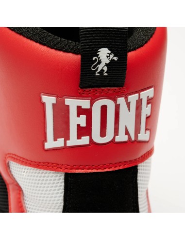 Chaussures de boxe Leone Premium Rouges – Confort et style réunis