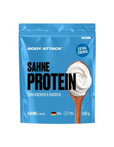 Proteine ​​della panna per cucinare e cuocere al forno di Body Attack