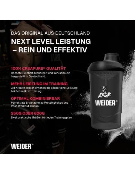 Creapure - Acquista Weider Pure Creatine 250g nel negozio online svizzero