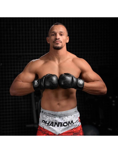 Phantom Sparring MMA Handschuhe Thai Style Black/Black