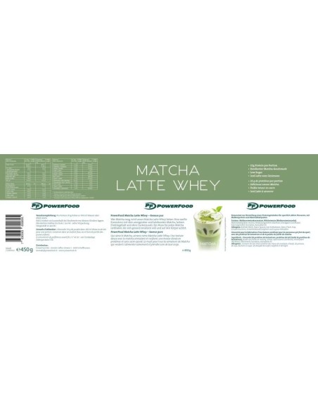 Matcha Latte Whey: Proteine ​​con delizioso sapore di matcha