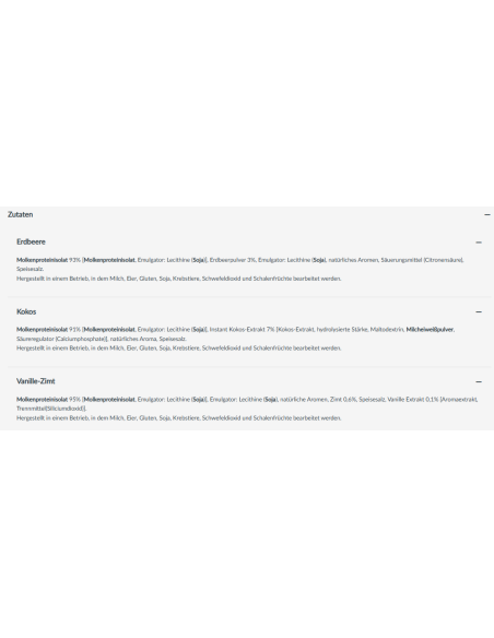 BioTechUSA Iso Whey Zero Natural senza dolcificanti Svizzera