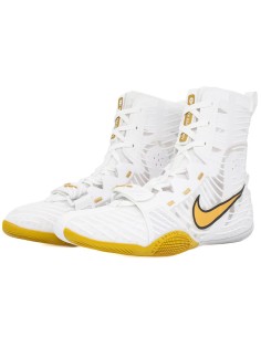 Nike HyperKO 3 Boxschuhe Weiss/Gold