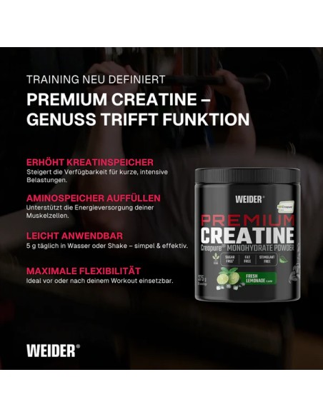Weider Créatine Creapure Suisse | Force & Performance