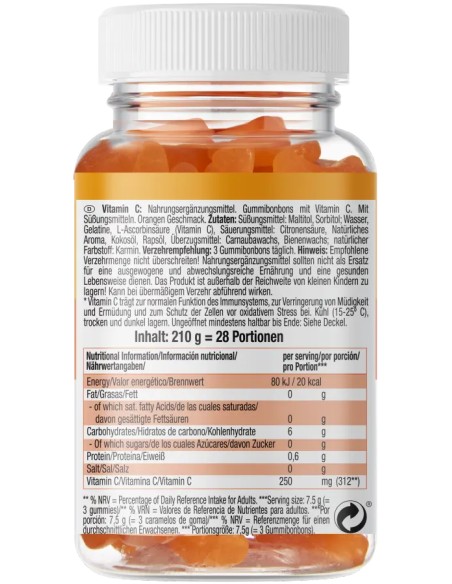 Weider Gommes à la vitamine C 84Stk