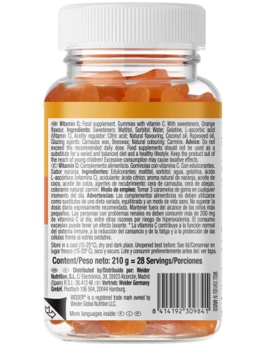 Weider Gommes à la vitamine C 84Stk