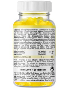 Weider Gummies Vitamine D Suisse | Immunité & Os 2