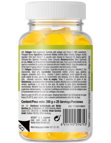 Weider Gummies Collagène Suisse | Peau & Articulations