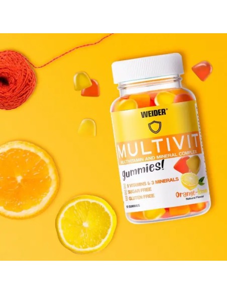 Gommes multivitaminées Weider : Rechargez vos vitamines avec délice