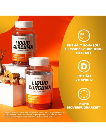 Hol dir das Power-Duo: Liquid Curcuma Kapseln mit Vitamin D