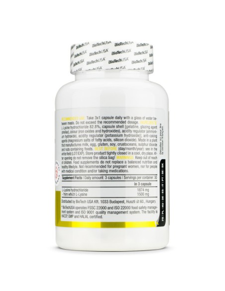 BioTechUSA L-Lysine: Your essential amino acid supplement