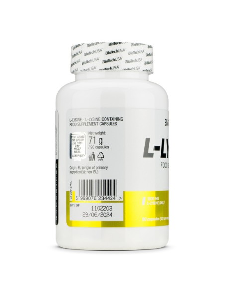 BioTechUSA L-Lysine: Deine essentielle Aminosäure-Ergänzung