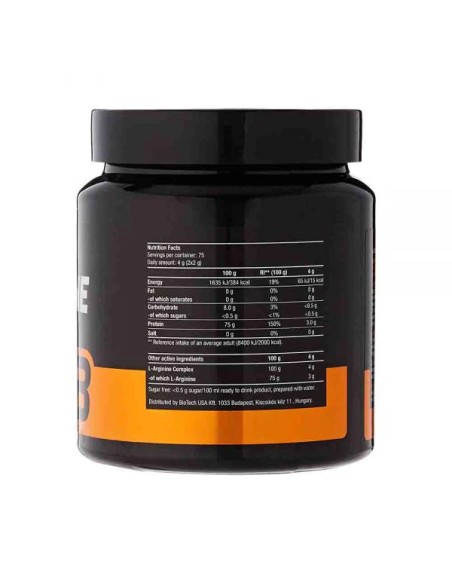 BioTech USA L-Arginine: For an improved muscle pump during training