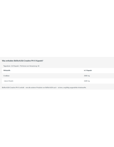 Buffered Creatine - PH-X BioTech USA buy in swiss online shop