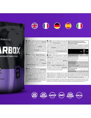 Carbox di BioTech USA: 5 carboidrati per la massima potenza di fitness! !