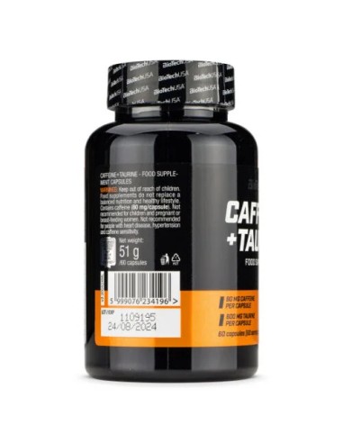 Caffein - Taurin Kapseln - BioTech USA im Schweizer Onlineshop kaufen