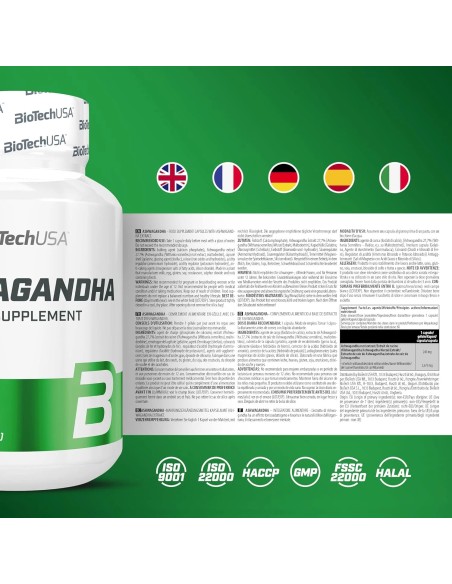 Acheter Ashwagandha - Bio Tech USA dans notre boutique en ligne suisse