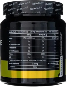 Power-Up avec 100% de L-Glutamine de BioTech USA 2