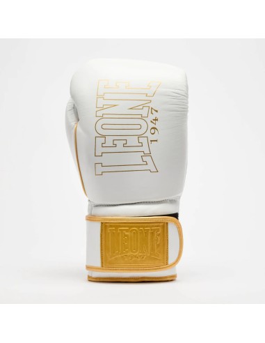Guantoni da boxe DNA Premium in bianco e oro di Leone1947