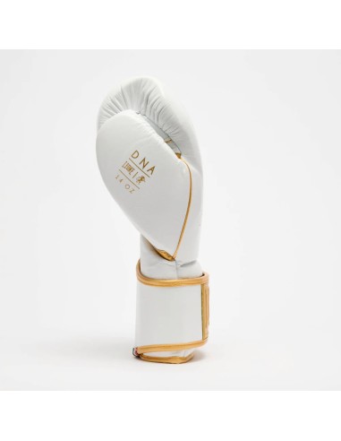 Guantoni da boxe DNA Premium in bianco e oro di Leone1947