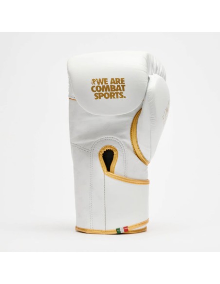 Guantoni da boxe DNA Premium in bianco e oro di Leone1947