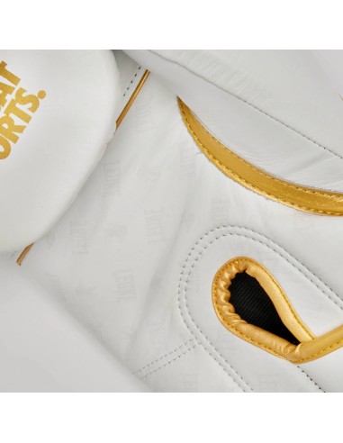 Guantoni da boxe DNA Premium in bianco e oro di Leone1947