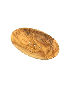 Vivi Soaps Seifenschale aus Olivenholz Oval 12cm