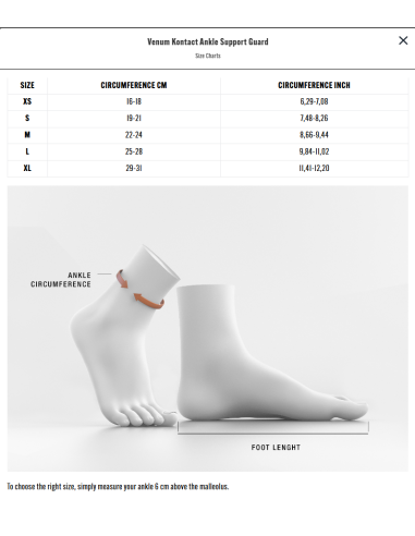 Venum Kontact Ankle Support : Le soutien ultime de la cheville pour les sportifs