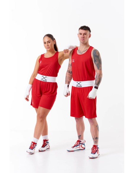 Sting Unisex Mettle Boxing Pants Red Corner buy in Swiss online shop