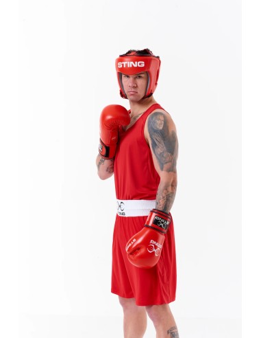 Sting Men's Mettle Boxing Shirt Red Corner buy in Swiss online shop