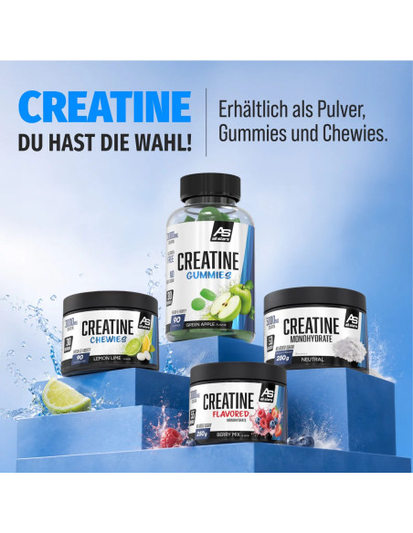 ALL STARS Creatine Chewies 90 Chewable Tablets | 3000 mg Creatine