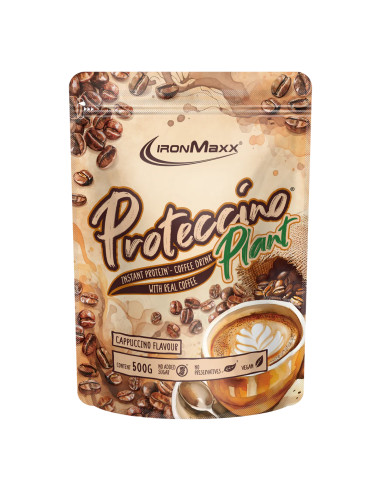 IronMaxx Proteccino Plant | Café protéiné végan Cappuccino