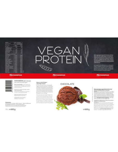 Powerfood One Vegan Protein 600g